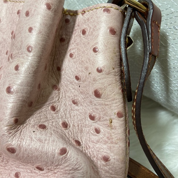 Dooney and Bourke Ostrich Mini Barlow Crossbody - Picture 3 of 12